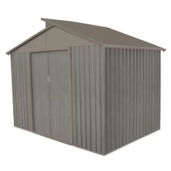 Abri De Jardin Métal Avec Puit De Lumière 5,44m² Imitation Bois Vieilli -Jardin Abris Magasin abri de jardin metal avec puit de lumiere 544m imitation bois vieilli 2