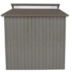 Abri De Jardin Métal Avec Puit De Lumière 5,44m² Imitation Bois Vieilli -Jardin Abris Magasin abri de jardin metal avec puit de lumiere 544m imitation bois vieilli 4