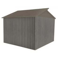 Abri De Jardin Métal Avec Puit De Lumière 7,25m² Imitation Bois Vieilli -Jardin Abris Magasin abri de jardin metal avec puit de lumiere 725m imitation bois vieilli 1