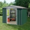 Abri De Jardin Métal Vert 4,38m² + Kit D'ancrage Inclus - YARDMASTER 2 Abri De Jardin Métal Vert 4,38m² + Kit D'ancrage Inclus - YARDMASTER -Jardin Abris Magasin abri de jardin metal vert 438m kit d ancrage inclus yardmaster