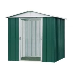 Abri De Jardin Métal Vert 4,38m² + Kit D'ancrage Inclus - YARDMASTER -Jardin Abris Magasin abri de jardin metal vert 438m kit d ancrage inclus yardmaster 5