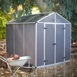 Abri De Jardin RUBICON 5,4m² En Aluminium Et Polycarbonate - Canopia By Palram -Jardin Abris Magasin abri de jardin rubicon 237x229cm en aluminium et polycarbonate canopia by palram 5