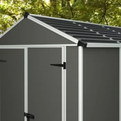 Abri De Jardin RUBICON 2,8m² En Aluminium Et Polycarbonate - Palram - Canopia -Jardin Abris Magasin abri de jardin rubicon 28m en aluminium et polycarbonate palram 1 5