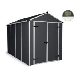 Abri De Jardin RUBICON 5,6m² En Aluminium Et Polycarbonate - Palram - Canopia -Jardin Abris Magasin abri de jardin rubicon 56m en aluminium et polycarbonate palram 1 2
