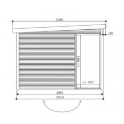 Abri De Jardin Seda 9,22m² En Bois Massif 28mm Avec Double Porte Vitrée - SOLID -Jardin Abris Magasin abri de jardin seda 922m en bois massif 28mm avec double porte vitree solid 3