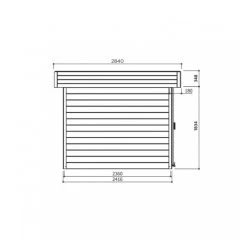 Abri De Jardin Stockholm 11,42m² En Bois Massif 28mm Avec Double Porte - SOLID -Jardin Abris Magasin abri de jardin stockholm 1142m en bois massif 28mm avec double porte solid 1