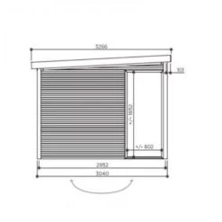 Abri De Jardin Tavira 26m² En Bois Massif 28mm Avec Terrasse Couverte - SOLID -Jardin Abris Magasin abri de jardin tavira 26m en bois massif 28mm avec terrasse couverte solid 2