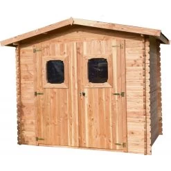 Abri En Madriers Douglas 28mm DOMMAR 6,33m² + Couverture Onduline - HABRITA -Jardin Abris Magasin abri dommar 633m en madriers douglas 28mm sans plancher habrita 2