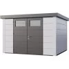 Abri En Acier Galvanisé Blanc 9,8m² Avec Double Porte Eleganto 3330 Telluria -Jardin Abris Magasin abri en acier galvanise blanc 98m avec double porte eleganto 3330 telluria