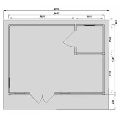 Abri En Bois 22m² Isolation Parois 100mm Traité Marron Gardy Shelter -Jardin Abris Magasin abri en bois 22m isolation parois 100mm traite marron gardy shelter 3