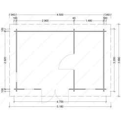 Abri En Bois Cloisonné 15m² MODERNE - Madriers 28mm Gardy Shelter 10 Abri En Bois Cloisonné 15m² MODERNE - Madriers 28mm Gardy Shelter -Jardin Abris Magasin abri en bois cloisonne 15m moderne madriers 28mm gardy shelter 2