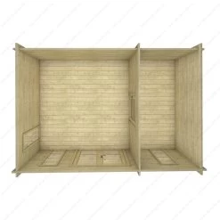 Abri En Bois Cloisonné 15m² MODERNE - Madriers 28mm Gardy Shelter 11 Abri En Bois Cloisonné 15m² MODERNE - Madriers 28mm Gardy Shelter -Jardin Abris Magasin abri en bois cloisonne 15m moderne madriers 28mm gardy shelter 3