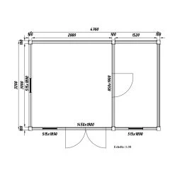 Abri En Bois Massif 15m² Avec Isolation 100mm MODERNE Gardy Shelter 10 Abri En Bois Massif 15m² Avec Isolation 100mm MODERNE Gardy Shelter -Jardin Abris Magasin abri en bois massif 15m avec isolation 100mm moderne gardy shelter 3