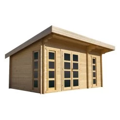 Abri En Bois Massif 19,25m² Cloisonné MODERNE 40mm Gardy Shelter 10 Abri En Bois Massif 19,25m² Cloisonné MODERNE 40mm Gardy Shelter -Jardin Abris Magasin abri en bois massif 1925m cloisonne moderne 40mm gardy shelter 2