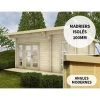 Abri En Bois Massif 19m² Avec Isolation Madriers 100mm Gardy Shelter 2 Abri En Bois Massif 19m² Avec Isolation Madriers 100mm Gardy Shelter -Jardin Abris Magasin abri en bois massif 19m avec isolation madriers 100mm gardy shelter