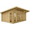Abri En Bois Massif 22m² MODERNE - Madriers 40mm Gardy Shelter -Jardin Abris Magasin abri en bois massif 22m moderne madriers 40mm gardy shelter
