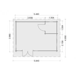 Abri En Bois Massif 22m² MODERNE - Madriers 40mm Gardy Shelter -Jardin Abris Magasin abri en bois massif 22m moderne madriers 40mm gardy shelter 2