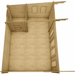 Abri En Bois Massif 22m² MODERNE - Madriers 40mm Gardy Shelter -Jardin Abris Magasin abri en bois massif 22m moderne madriers 40mm gardy shelter 5