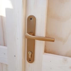 Abri En Bois Massif 9m² MODERNE Traité Marron + Terrasse Gardy Shelter -Jardin Abris Magasin abri en bois massif 9m moderne traite marron terrasse gardy shelter 5