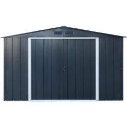 Abri En Métal Parois Hautes Anthracite Colussus 7,79m² DURAMAX + Kit Ancrage -Jardin Abris Magasin abri en metal parois hautes anthracite colussus 779m duramax kit ancrage 3