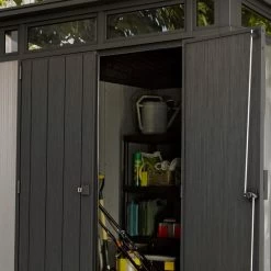 Abri En Résine Brossée Monopente Brossium 4,7m² + Plancher Keter 11 Abri En Résine Brossée Monopente Brossium 4,7m² + Plancher Keter -Jardin Abris Magasin abri en resine brossee monopente brossium 47m plancher keter 3