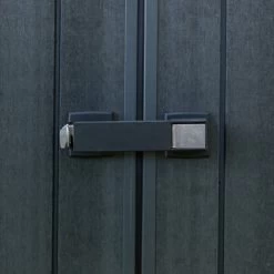 Abri Monopente En Résine Brossée Brossium 7,4m² + Plancher KETER -Jardin Abris Magasin abri en resine brossee monopente brossium 6m plancher keter 8