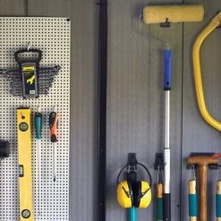 Abri En Résine Brossée Oakland 757 Brossium 5,1m² + Plancher - Keter -Jardin Abris Magasin abri en resine brossee oakland 757 brossium 51m plancher keter 5