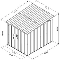 Abri Pour 3 Vélos En Métal Anthracite 3,32m² + Kit D'ancrage X-METAL -Jardin Abris Magasin abri pour 3 velos en metal anthracite 332m kit d ancrage x metal 3