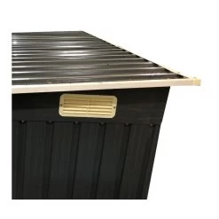 Abri Pour 3 Vélos En Métal Anthracite 3,32m² + Kit D'ancrage X-METAL -Jardin Abris Magasin abri pour 3 velos en metal anthracite 332m kit d ancrage x metal 4