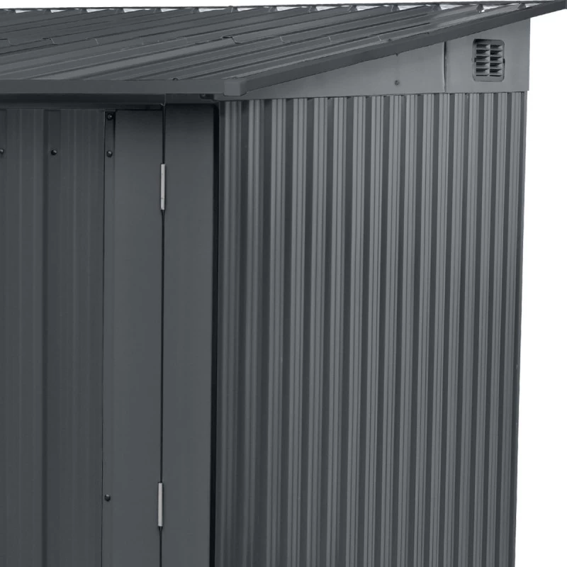 Abri Pour 4 Vélos En Métal Anthracite 4,2m² + Kit D'ancrage X-METAL 8 Abri Pour 4 Vélos En Métal Anthracite 4,2m² + Kit D'ancrage X-METAL – Image 6