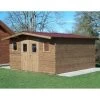 Abri Thermabri 15,14m² En Bois Thermo Traité Toiture Onduline HABRITA 2 Abri Thermabri 15,14m² En Bois Thermo Traité Toiture Onduline HABRITA -Jardin Abris Magasin abri thermabri 1514m en bois thermo traite toiture onduline habrita