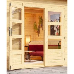 Abri Toit Plat 13,60m² Bois Massif 40mm Northeim 5 Avec Appentis 330cm Et Paroi Arrière – Karibu 12 Abri Toit Plat 13,60m² Bois Massif 40mm Northeim 5 Avec Appentis 330cm Et Paroi Arrière – Karibu -Jardin Abris Magasin abri toit plat 1360m bois massif 40mm northeim 5 avec appentis 330cm et paroi arriere woodfeeling 4