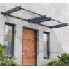 Auvent Marquise En Acrylique Gris Clair NANCY™ 3000 – Canopia By Palram 2 Auvent Marquise En Acrylique Gris Clair NANCY™ 3000 – Canopia By Palram -Jardin Abris Magasin auvent marquise en acrylique gris clair nancy 3000 canopia