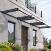 Auvent Marquise En Acrylique Gris Clair NANCY™ 4500 – Canopia By Palram 1 Auvent Marquise En Acrylique Gris Clair NANCY™ 4500 – Canopia By Palram -Jardin Abris Magasin auvent marquise en acrylique gris clair nancy 4500 canopia