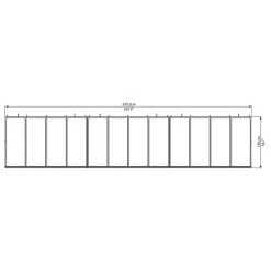 Auvent Marquise En Acrylique 3mm Bordeaux™ 6690 – Palram - Canopia -Jardin Abris Magasin auvent marquise en polycarbonate 3mm bordeaux 6690 palram 2