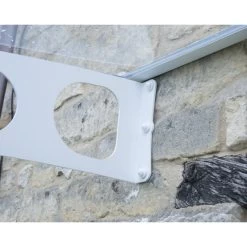 Auvent Marquise En Acrylique 3mm Bordeaux™ 6690 – Palram - Canopia -Jardin Abris Magasin auvent marquise en polycarbonate 3mm bordeaux 6690 palram 5