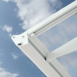 Auvent Marquise En Polycarbonate 6mm Bordeaux™ 6690 – Canopia By Palram -Jardin Abris Magasin auvent marquise en polycarbonate 6mm bordeaux 6690 palram canopia 3