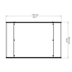Auvent Marquise En Polycarbonate 6mm Lyra™ 1350 – Palram - Canopia 10 Auvent Marquise En Polycarbonate 6mm Lyra™ 1350 – Palram - Canopia -Jardin Abris Magasin auvent marquise en polycarbonate 6mm lyra 1350 palram 2