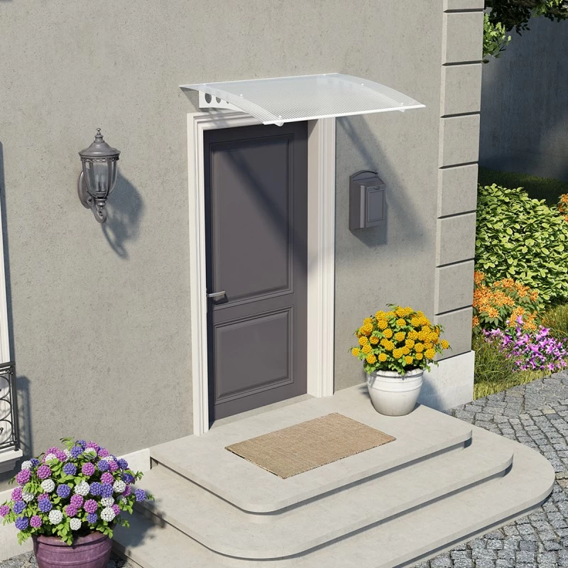 Auvent Marquise En Polycarbonate 6mm Lyra™ 1350 – Palram - Canopia 3 Auvent Marquise En Polycarbonate 6mm Lyra™ 1350 – Palram - Canopia