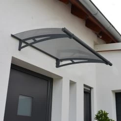 Auvent Marquise Gris AQUILA™ 1500 – Canopia By Palram -Jardin Abris Magasin auvent marquise gris aquila 1500 palram canopia 3