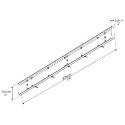 Auvent Marquise Gris AQUILA™ 2050 - Canopia By Palram -Jardin Abris Magasin auvent marquise gris aquila 2050 palram canopia 4