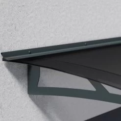 Auvent Marquise Gris AQUILA™ 4100 - Canopia By Palram -Jardin Abris Magasin auvent marquise gris aquila 4100 palram canopia 5