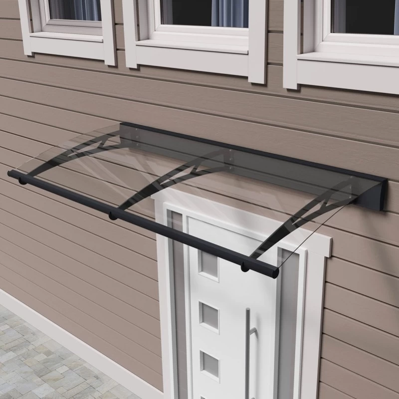 Auvent Marquise Transparent AQUILA™ 2050 - Palram - Canopia 3 Auvent Marquise Transparent AQUILA™ 2050 - Palram - Canopia