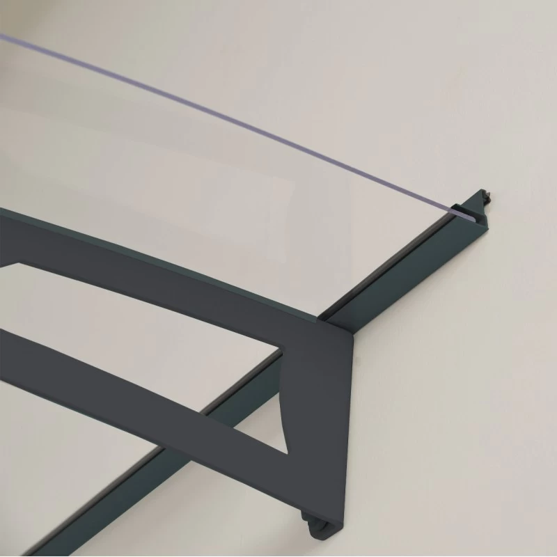 Auvent Marquise Transparent AQUILA™ 4100 - Palram - Canopia 8 Auvent Marquise Transparent AQUILA™ 4100 - Palram - Canopia – Image 6