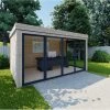 Bureau De Jardin En Bois Massif 11,8m² - Madriers 40mm Gardy Shelter -Jardin Abris Magasin bureau de jardin en bois massif 118m madriers 40mm gardy shelter