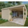 Bureau De Jardin En Bois Massif Avec Terrasse 18,6m² - Madriers 40mm Gardy Shelter 2 Bureau De Jardin En Bois Massif Avec Terrasse 18,6m² - Madriers 40mm Gardy Shelter -Jardin Abris Magasin bureau de jardin en bois massif avec terrasse 186m madriers 40mm gardy shelter