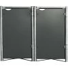 Cache-poubelle 2 Compartiments Müllbox En Aluminium Gris 2x240L – HIDE 1 Cache-poubelle 2 Compartiments Müllbox En Aluminium Gris 2x240L – HIDE -Jardin Abris Magasin cache poubelle 2 compartiments mullbox en aluminium gris 2x240l hide