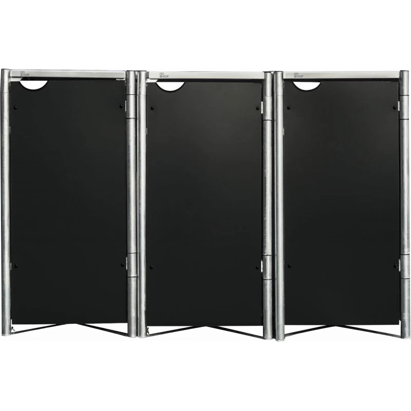 Cache-poubelle 3 Compartiments Müllbox En Aluminium Noir 3x240L – HIDE 4 Cache-poubelle 3 Compartiments Müllbox En Aluminium Noir 3x240L – HIDE – Image 2