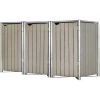 Cache-poubelle 3 Compartiments Müllbox En Bois Traité Gris 3x140L – HIDE -Jardin Abris Magasin cache poubelle 3 compartiments mullbox en bois traite gris 3x140l hide