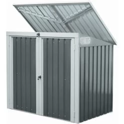 Cache-poubelle Double En Acier Pour Conteneurs 240L – Westmann 9 Cache-poubelle Double En Acier Pour Conteneurs 240L – Westmann -Jardin Abris Magasin cache poubelle double en acier pour conteneurs 240l westmann 1